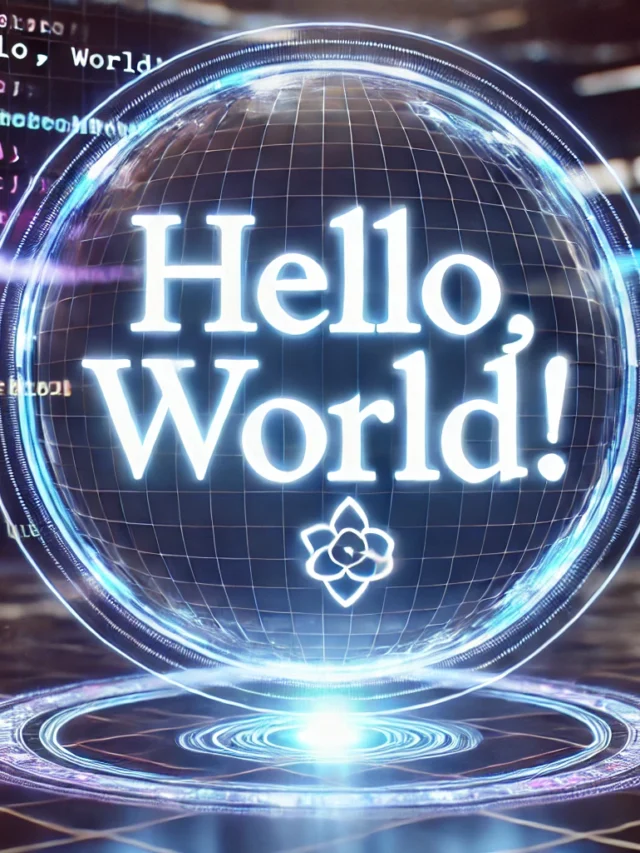 Printing Hello world in 5 different programming languages